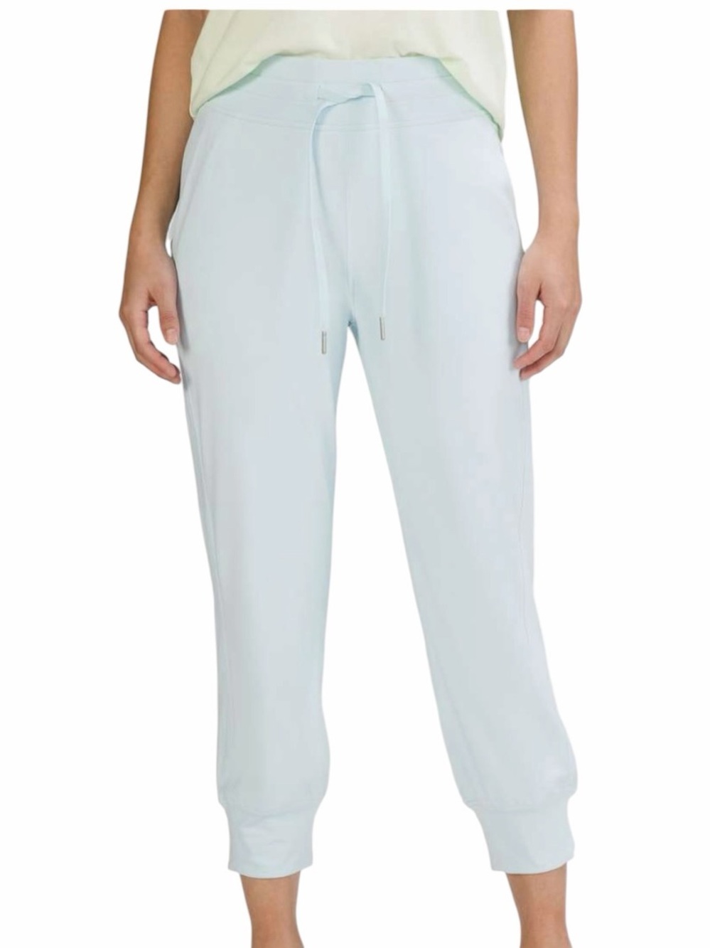 Lululemon Ready to Rulu High-Rise Cropped Jogger Size 14 Light Blue